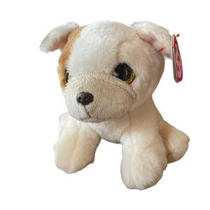 NWT TY Beanie Baby 6" HOUGHIE the Pug Dog Stuffed Animal Toy Plush